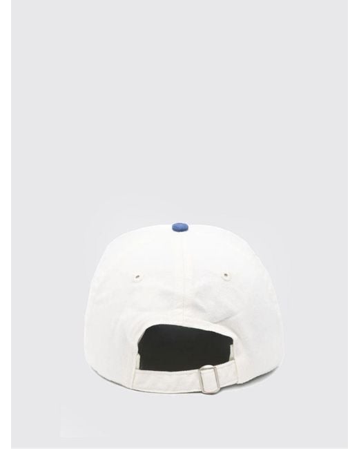 Carne Bollente Blue Cotton Baseball Cap for men