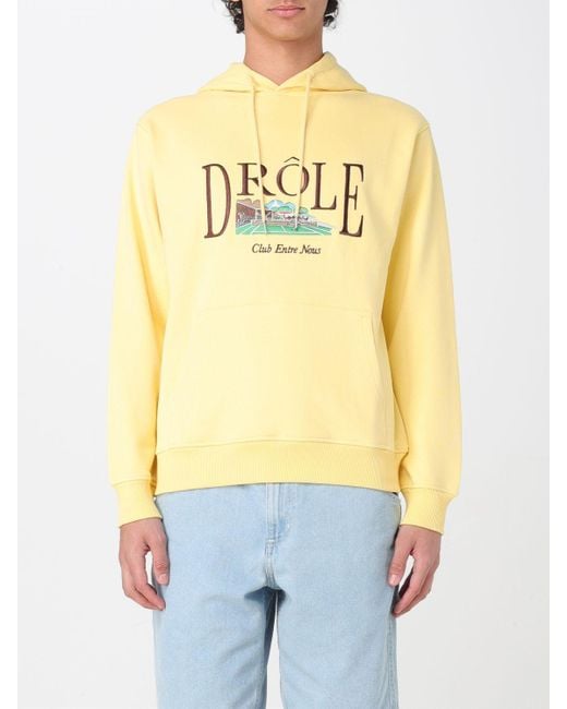 Drole de Monsieur Sweatshirt Herren in Yellow für Herren