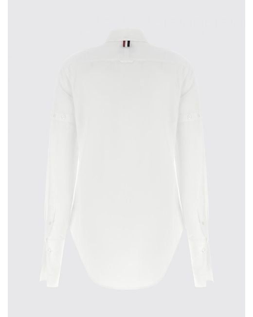 Thom Browne White Classic Cotton Poplin Shirt
