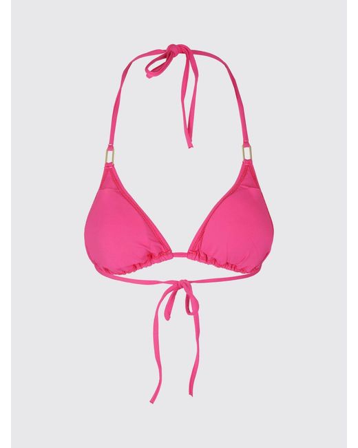 Melissa Odabash Pink Cancun Stretch Polyamide Bikini Top