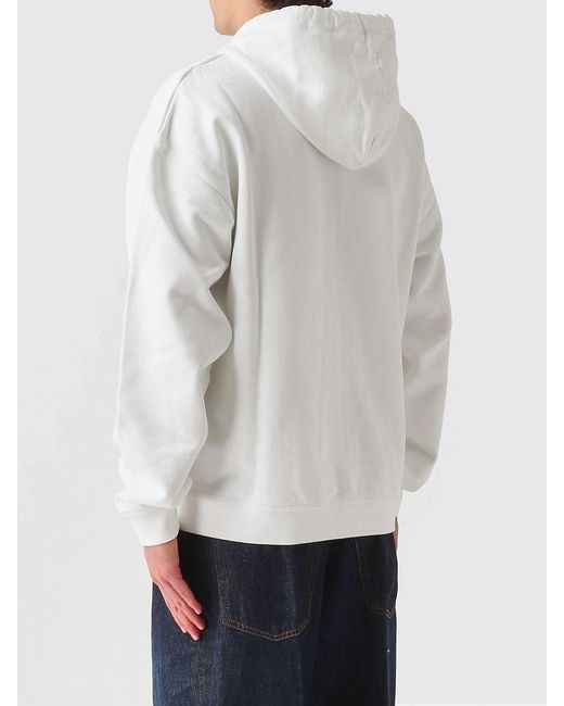 DSquared² Gray Cotton Hoodie With Logo for men