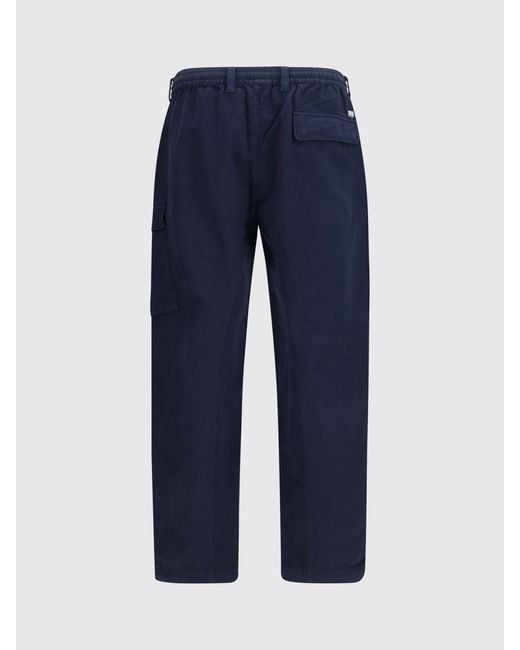 C P Company Blue Cotton Cargo Trousers for men