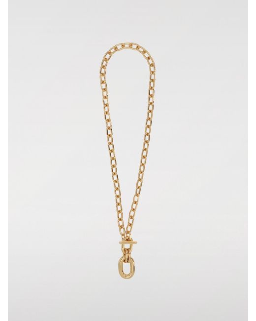 Rabanne White Xl Link Aluminum Necklace