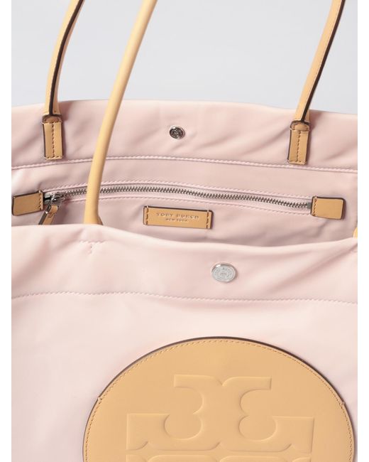 Tory Burch Natural Ella Twist Recycled Nylon Bag