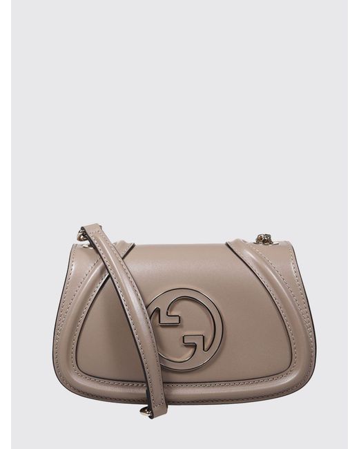 Gucci Gray Leather Blondie Bag