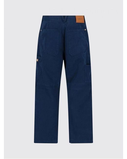 Versace Blue Carprenter Cotton Denim Jeans for men
