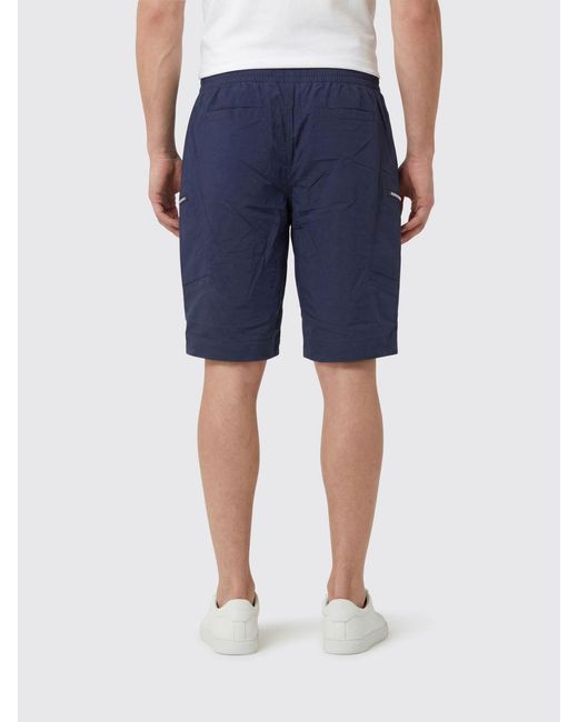 Moose Knuckles Blue Top Flight Cargo Shorts for men