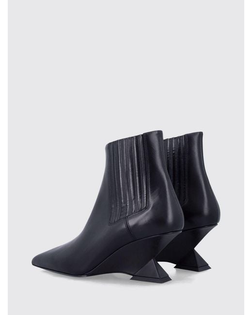 The Attico Blue Flat Shoes