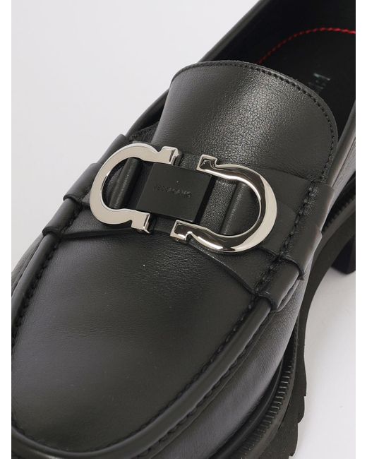 Ferragamo Black Shoes for men