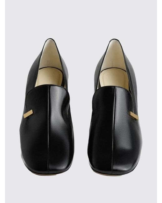 Phoebe Philo Black Club Loafer Leather Pumps