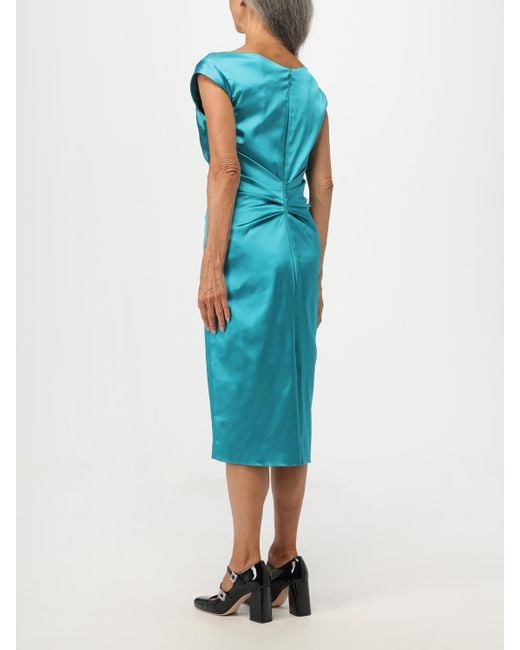 Talbot Runhof Blue Dress