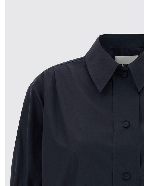 Jil Sander Black Cotton Shirt