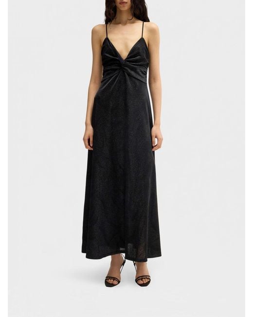 MACCAPANI Black Knotty Dress