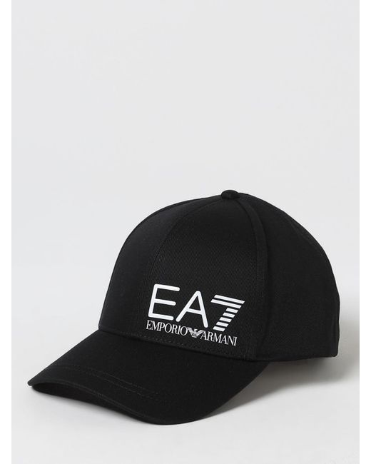 Chapeau EA7 pour homme en coloris Black
