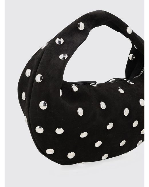 Khaite Black Olivia Suede Bag