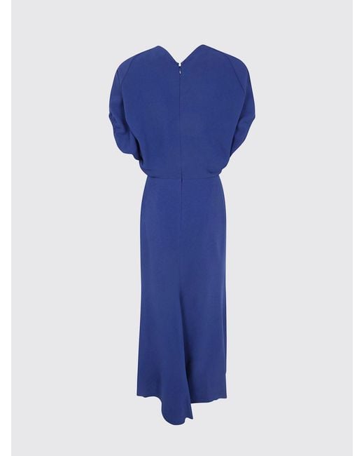 Victoria Beckham Blue Dress