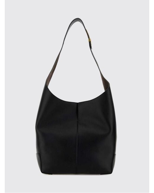 Tod's Black Calf Leather Shoulder Bag