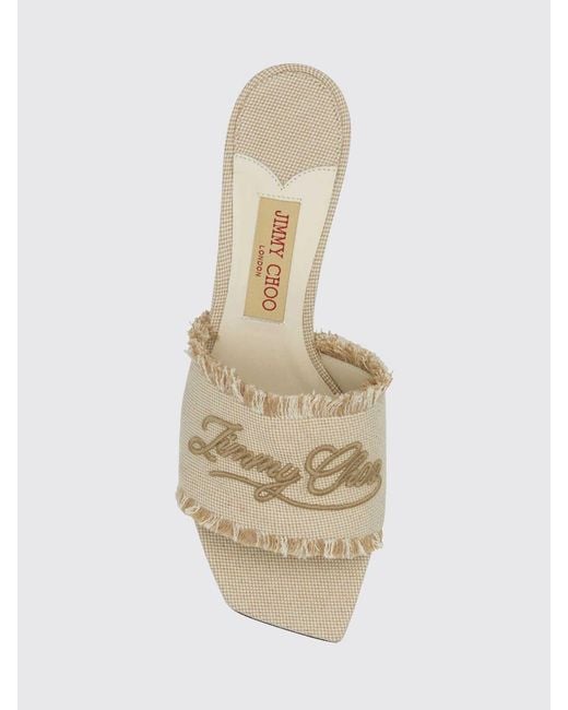 Jimmy Choo Natural Heeled Sandal