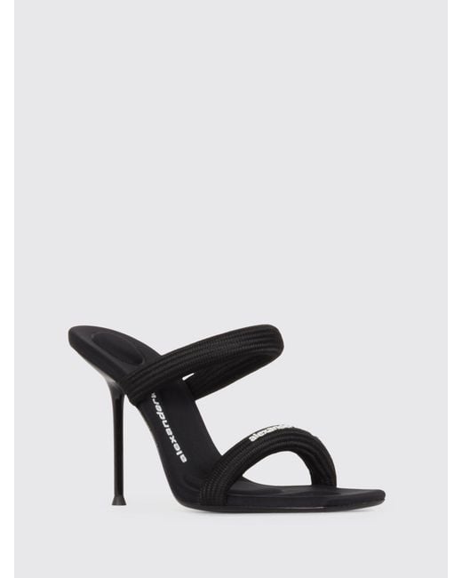 Alexander Wang Black Julie Tubular Mesh Mules