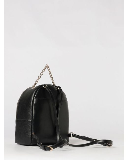 Liu Jo Black Faux Leather Backpack