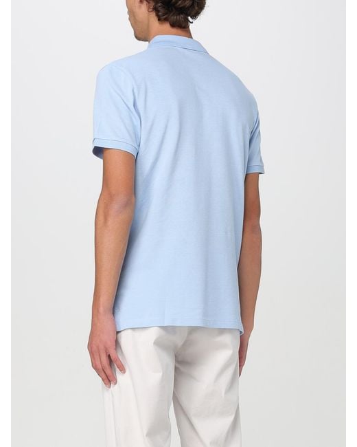 Peuterey Blue Basic Cotton Polo Shirt for men