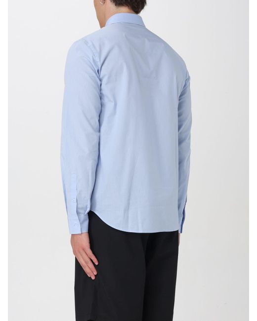 Just Cavalli Blue Shirt for men