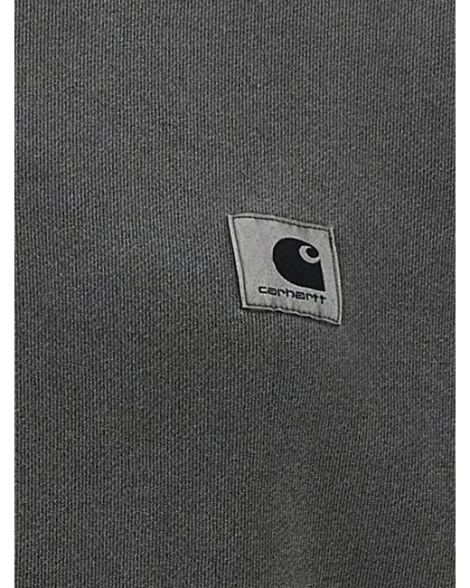 Carhartt Gray Cotton Crewneck Sweatshirt