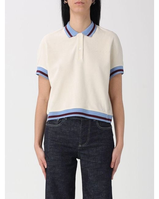 Marni White Cotton Polo Shirt