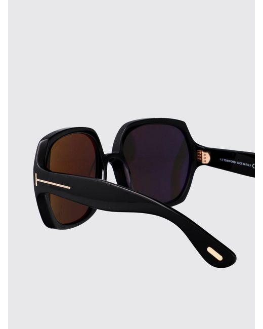 Tom Ford Black Ft1221 Saffron Acetate Sunglasses