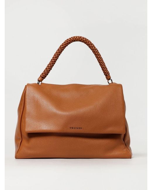 Orciani Brown Handtasche Damen