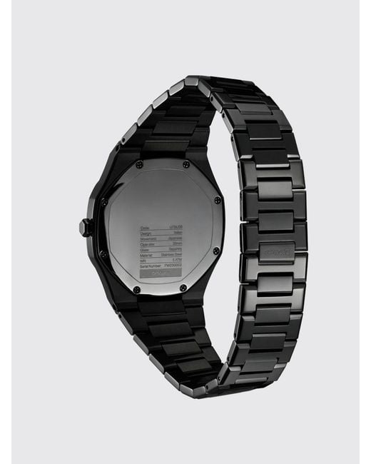 D1 Milano Black Mirror Watch for men