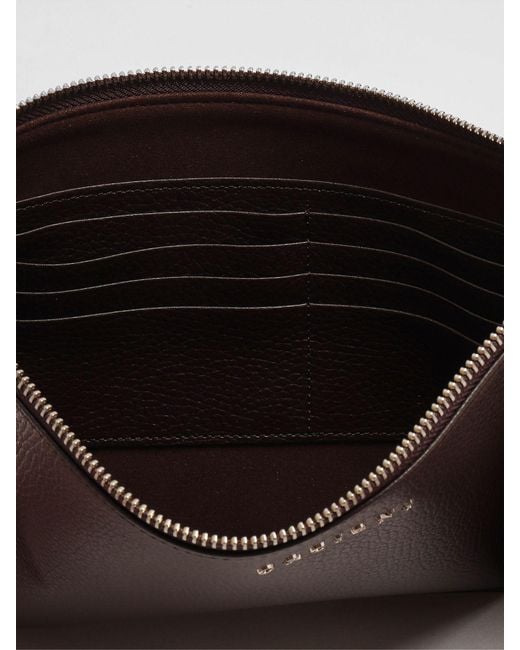Pochette Micron di Orciani in Brown da Uomo
