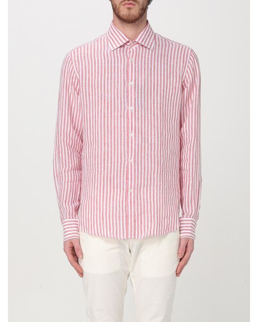 Camicia Classica di Paul & Shark in Pink da Uomo
