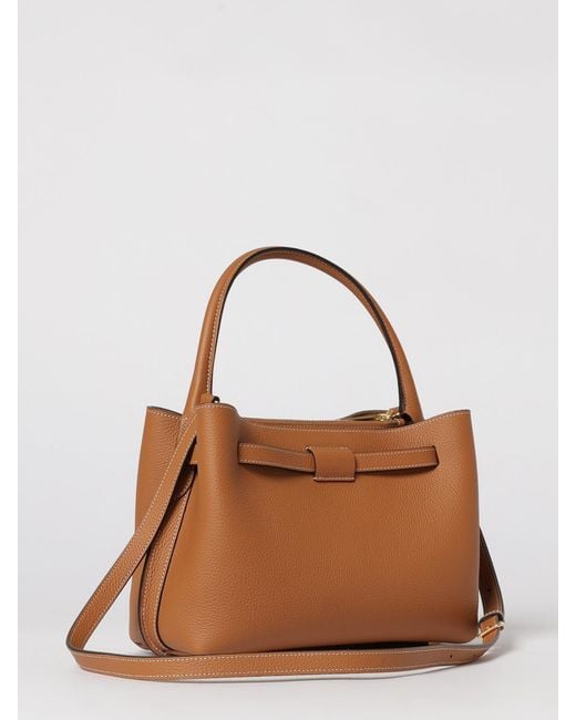 Tod's Brown Mini Leather Handbag