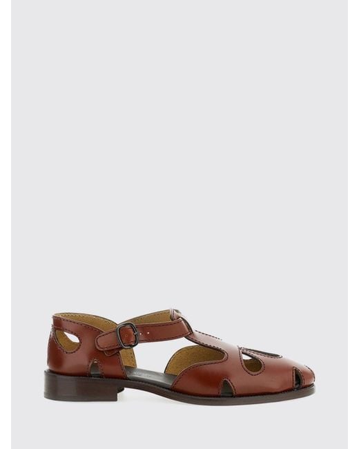 Hereu Brown Floreta Slim Sandals