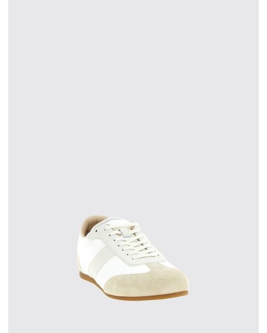 Lemaire White Leather Sneakers for men