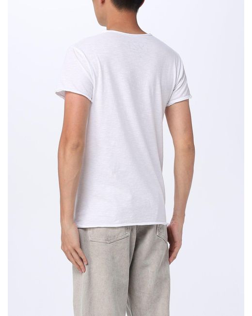 T-shirt in cotone di 1921 Jeans in White da Uomo
