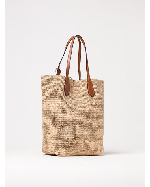 Bolso De Mano Mujer Polo Ralph Lauren de color Neutro Lyst