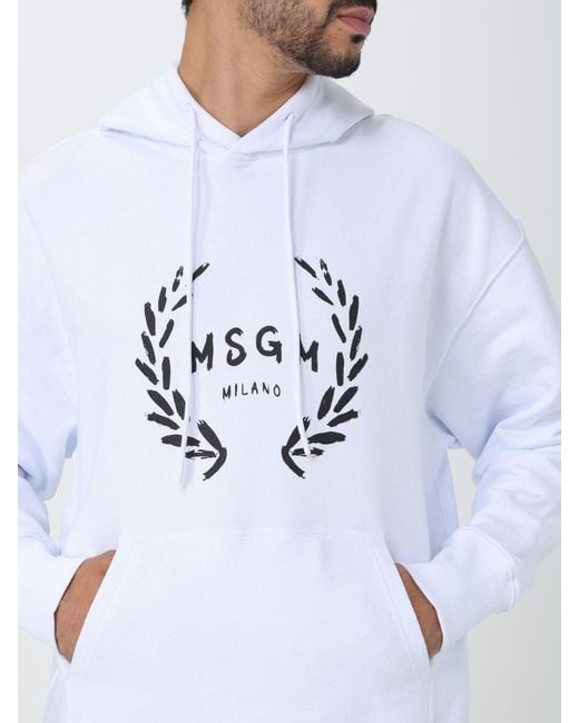 MSGM White Sweatshirt for men