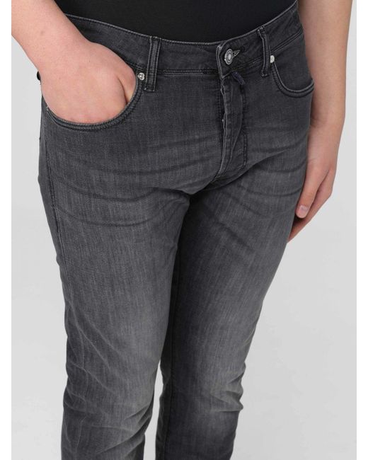 Incotex Black Jeans for men