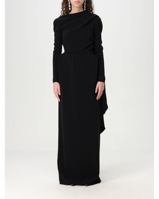 black knit dress long sleeve Midi Black Two-piece Beaded Prom size:XXS SIZE:USA 14 / EU 44 / UK 16