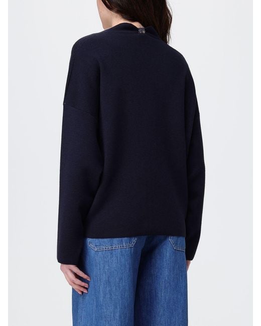Fabiana Filippi Blue Virgin Wool Blend Cardigan