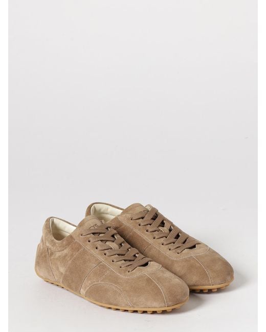 Tod's Natural Suede Sneakers