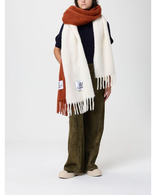 Bufanda Mujer Marni de color White