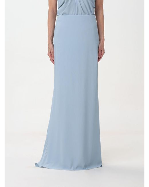Erika Cavallini Semi Couture Blue Skirt
