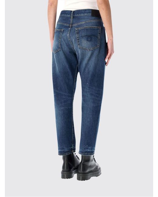 R13 Blue Cropped Jeans