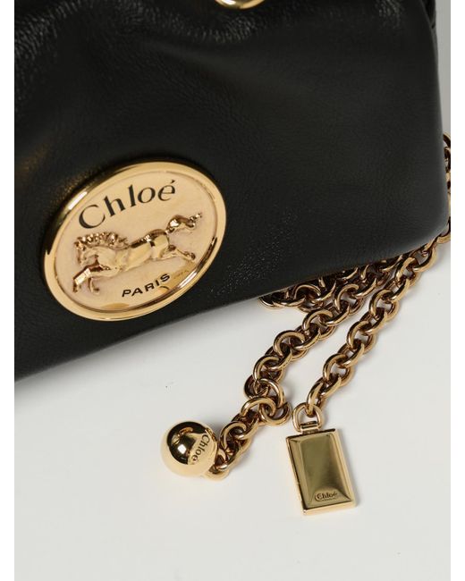 Chloé Black Schultertasche Damen