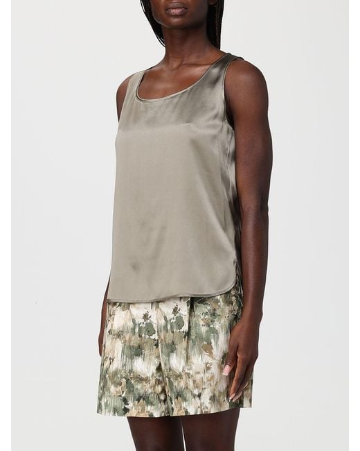 Max Mara Natural Satin Top