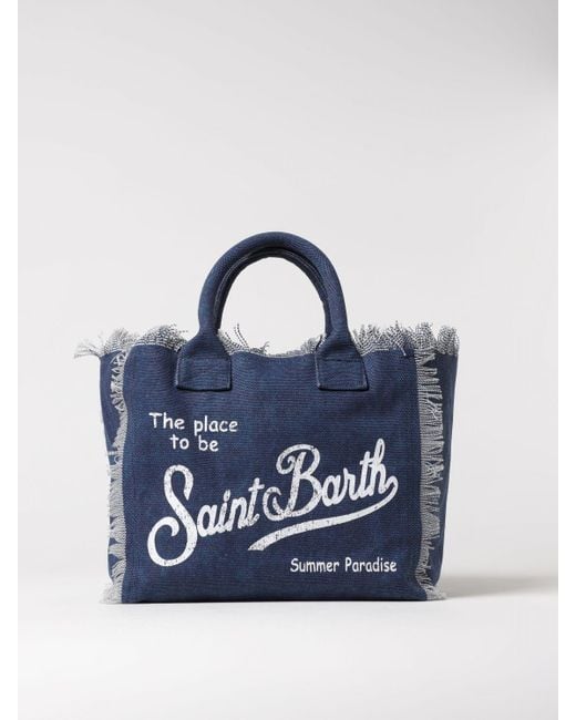 Mc2 Saint Barth Blue Schultertasche Damen