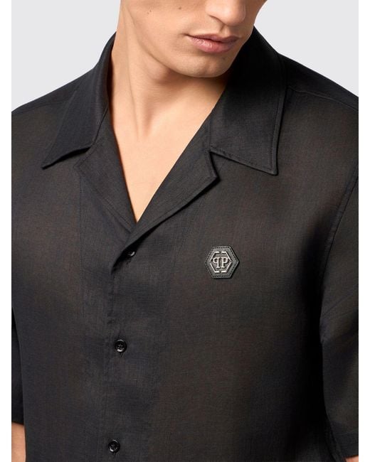 Philipp Plein Black Shirt for men